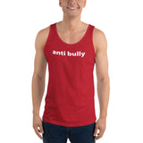 "be anti bully" anti bully Unisex  Tank Top (white graphic)