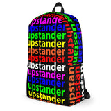 "be upstander" upstander Backpack (rainbow all over print graphic)