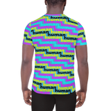 human just like you cmyk All-Over Print Men's Athletic T-shirt