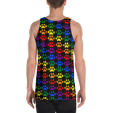 rainbow puppy paw Tank