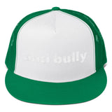 anti bully Trucker Cap (white embroidery)