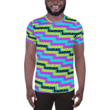 human just like you cmyk All-Over Print Men's Athletic T-shirt
