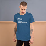 Bears. Beards. Bellies. Bodypositivity. all gender T-Shirt up to 4XL