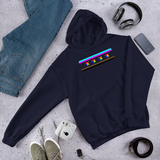 chicago pride flag Hooded Sweatshirt