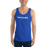 "be anti bully" anti bully Unisex  Tank Top (white graphic)
