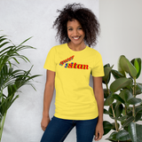 queer stan pride all gender T-Shirt we queer stan!! be queer stan!! rainbow print.