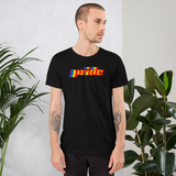 pride pride all gender T-Shirt be pride! rainbow print.