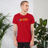 pride pride all gender T-Shirt be pride! rainbow print.