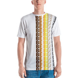 "be bear" Men's T-shirt (bear pride flag gradient all over graphic)