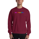 "be empathy" Sweatshirt (rainbow graphic)