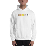 "be bear" Hooded Sweatshirt (bear flag gradient graphic)