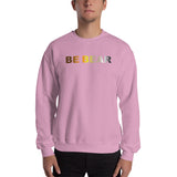 "be bear" Sweatshirt (bear pride flag gradient graphic)