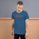 femme pride all gender T-Shirt be femme! rainbow print