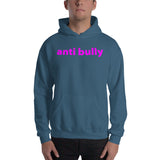 anti bully Hooded Sweatshirt (pink graphic)