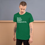 Bears. Beards. Bellies. Bodypositivity. all gender T-Shirt up to 4XL