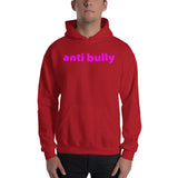 anti bully Hooded Sweatshirt (pink graphic)
