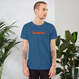 human pride all gender T-Shirt be human! rainbow print.