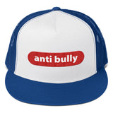 anti bully Trucker Cap (red and white embroidery)