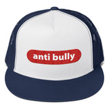 anti bully Trucker Cap (red and white embroidery)
