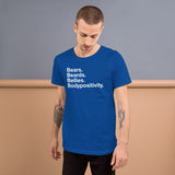 Bears. Beards. Bellies. Bodypositivity. all gender T-Shirt up to 4XL