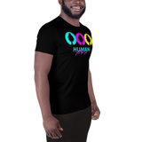 human just like you cmy three trees athletic all over tee