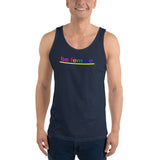 "be femme" Unisex  Tank Top (rainbow graphic)