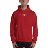 "be empathy" Hooded Sweatshirt (rainbow graphic)