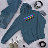 chicago pride flag Hooded Sweatshirt