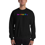 "be empathy" Sweatshirt (rainbow graphic)