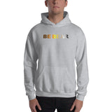 "be bear" Hooded Sweatshirt (bear flag gradient graphic)