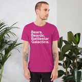 Bears. Beards. BSG all gender T-Shirt up to 4XL