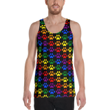 rainbow puppy paw Tank