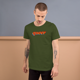 queer pride all gender T-Shirt be queer! rainbow print.