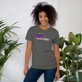 all gender be you, be yoga, just be, stay curious, be wonderful, pride colors