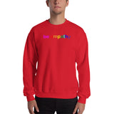 "be empathy" Sweatshirt (rainbow graphic)