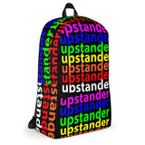 "be upstander" upstander Backpack (rainbow all over print graphic)