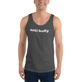 "be anti bully" anti bully Unisex  Tank Top (white graphic)