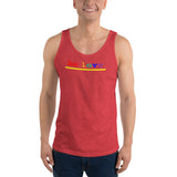 "be love" Unisex  Tank Top (rainbow graphic)