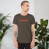 human pride all gender T-Shirt be human! rainbow print.