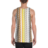 "be bear" Unisex Tank Top (bear pride flag gradient graphic)