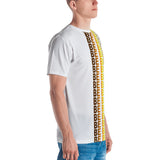 "be bear" Men's T-shirt (bear pride flag gradient all over graphic)