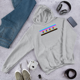 chicago pride flag Hooded Sweatshirt