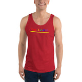 "be love" Unisex  Tank Top (rainbow graphic)