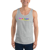 "be femme" Unisex  Tank Top (rainbow graphic)