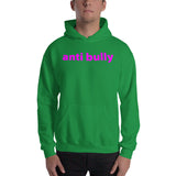 anti bully Hooded Sweatshirt (pink graphic)