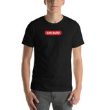 "anti bully" Short-Sleeve Unisex T-Shirt (red and white graphic)