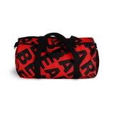 "be bear" Duffle / gym Bag (red and black graphic)