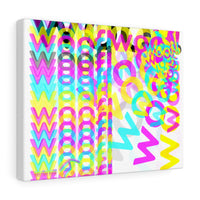 woof! cmyk print on Canvas limited to 100. #007/100