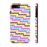 human just like you cmyk on pink Case Mate Tough Phone Cases