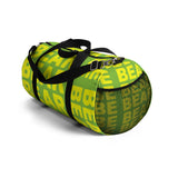 "be bear" Duffle / gym Bag (yellow and green yellow graphic)